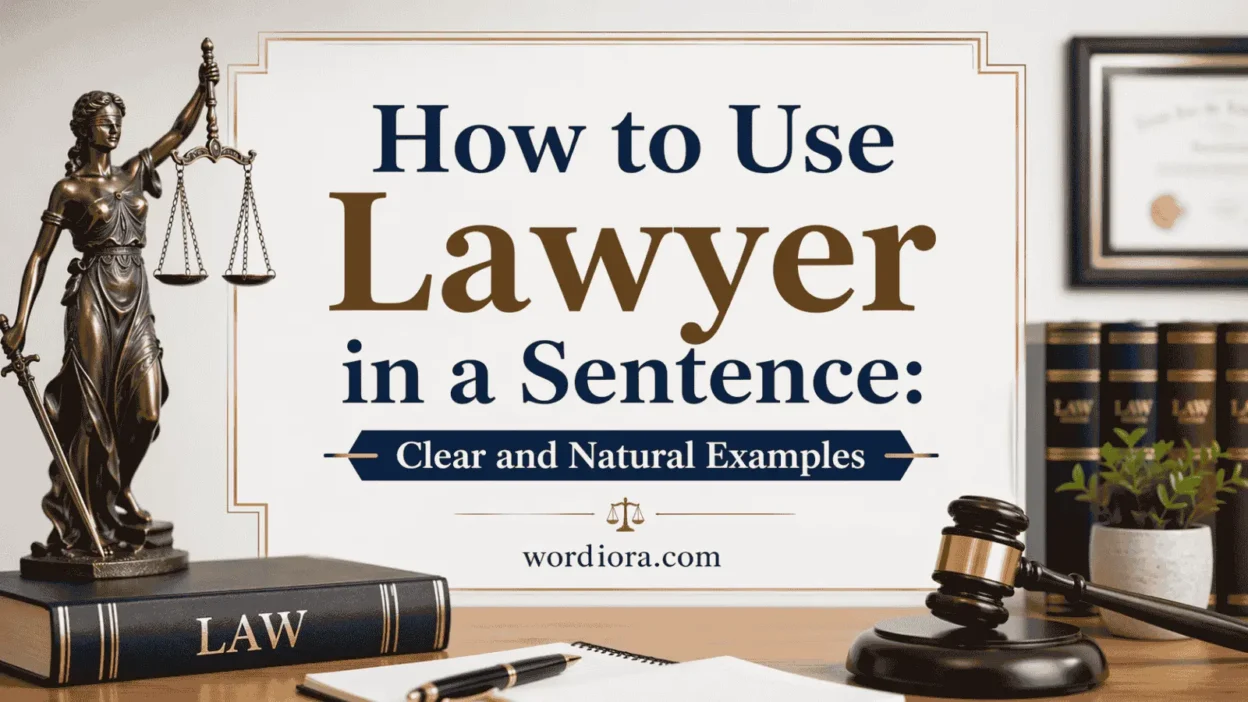 How to Use Lawyer in a Sentence: Clear and Natural Examples