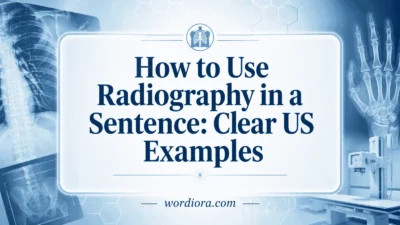 How to Use Radiography in a Sentence: Clear US Examples