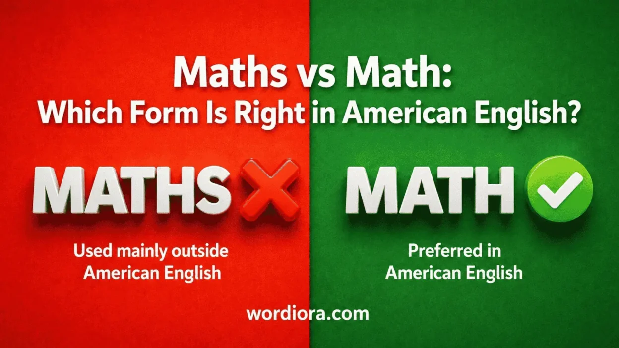 Maths vs Math: Which Form Is Right in American English?