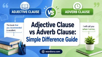 Adjective Clause vs Adverb Clause: Simple Difference Guide