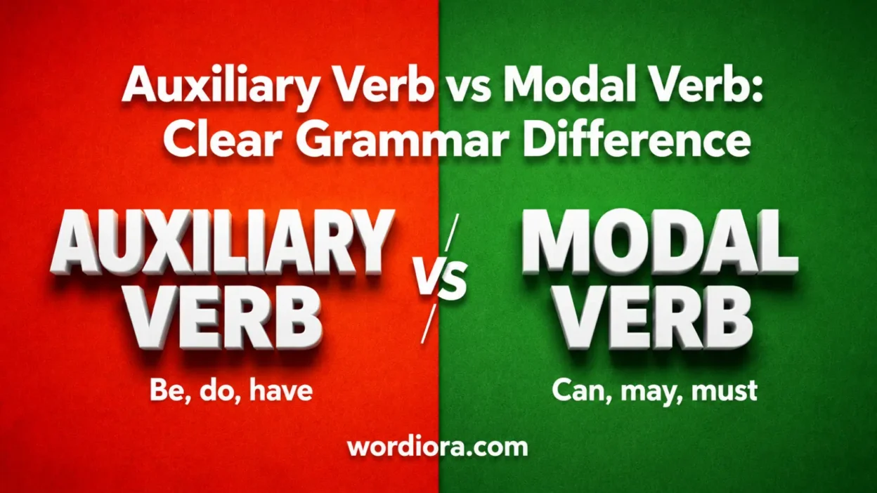 Auxiliary Verb vs Modal Verb: Clear Grammar Difference