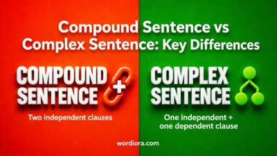 Compound Sentence vs Complex Sentence: Key Differences