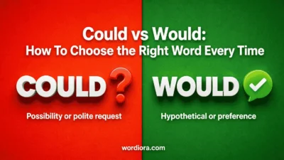 Could vs Would: How To Choose the Right Word Every Time