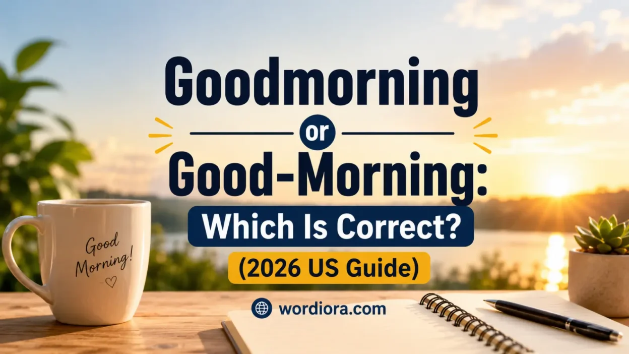 Goodmorning or Good-Morning: Which Is Correct? (2026 US Guide)