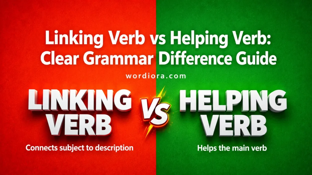 Linking Verb vs Helping Verb: Clear Grammar Difference Guide