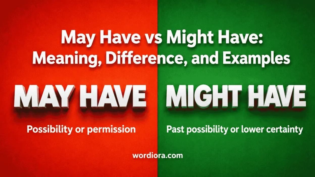 May Have vs Might Have: Meaning, Difference, and Examples