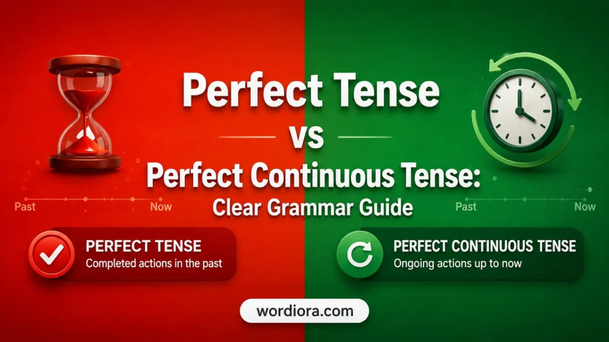 Perfect Tense vs Perfect Continuous Tense: Clear Grammar Guide
