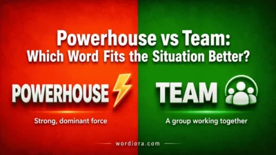 Powerhouse vs Team: Which Word Fits the Situation Better?