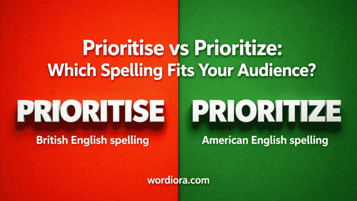  Prioritise vs Prioritize: Which Spelling Fits Your Audience?