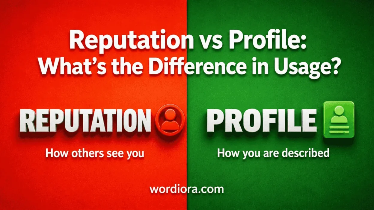  Reputation vs Profile: What’s the Difference in Usage?
