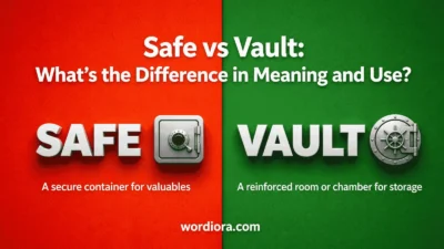 Safe vs Vault: What's the Difference in Meaning and Use?