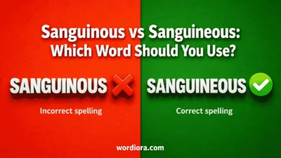 Sanguinous vs Sanguineous: Which Word Should You Use?