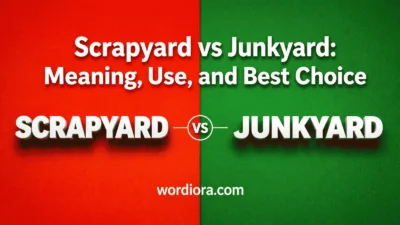 Scrapyard vs Junkyard: Meaning, Use, and Best Choice