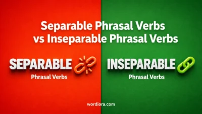 Separable Phrasal Verbs vs Inseparable Phrasal Verbs