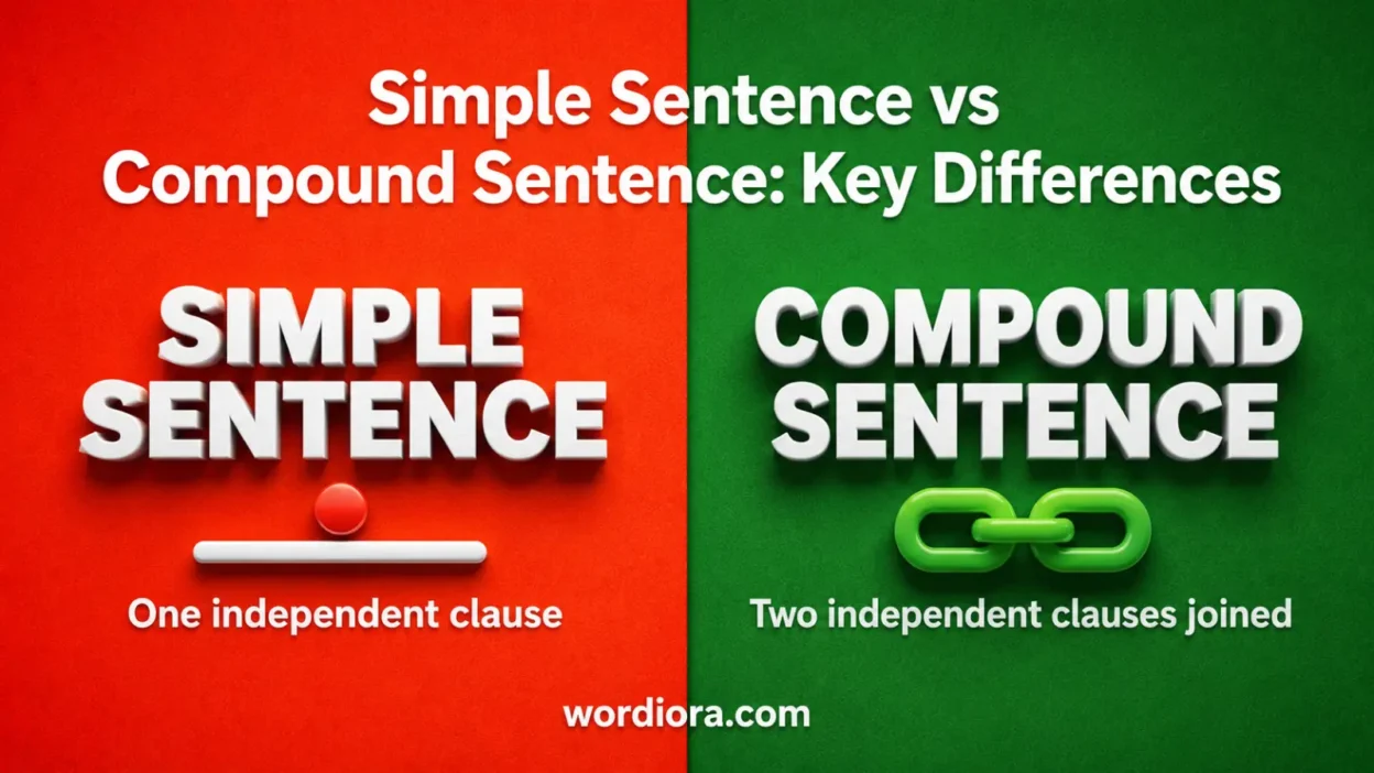 Simple Sentence vs Compound Sentence: Key Differences