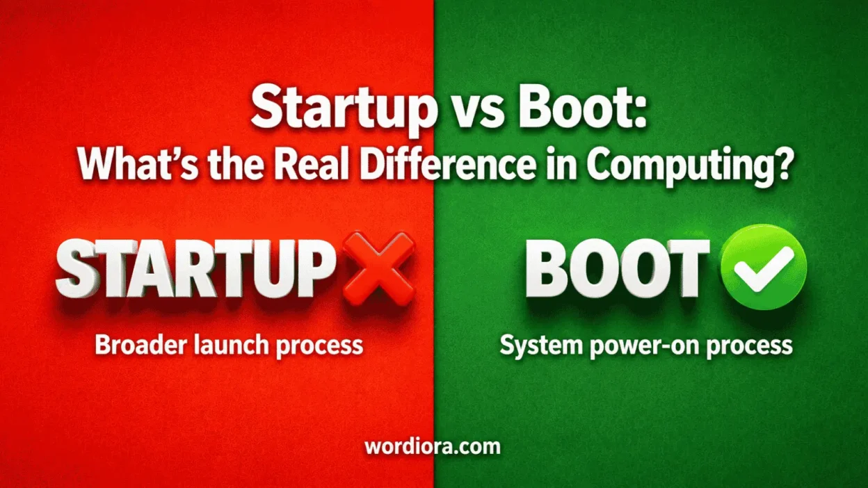 Startup vs Boot: What’s the Real Difference in Computing?
