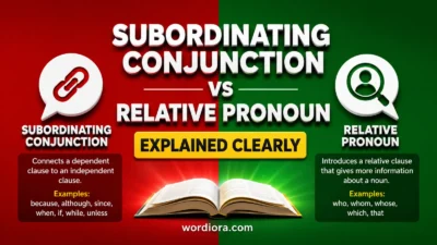 subordinating conjunction vs relative pronoun Explained Clearly