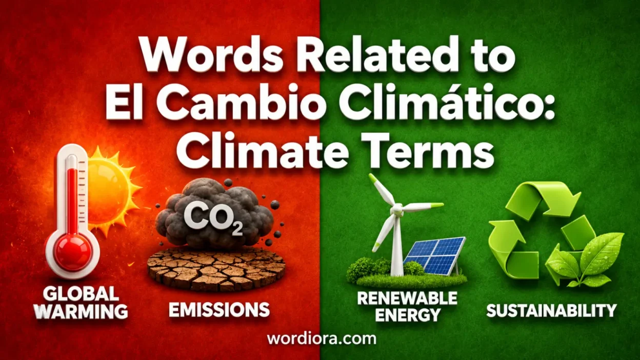 Words Related to El Cambio Climático: Climate Terms