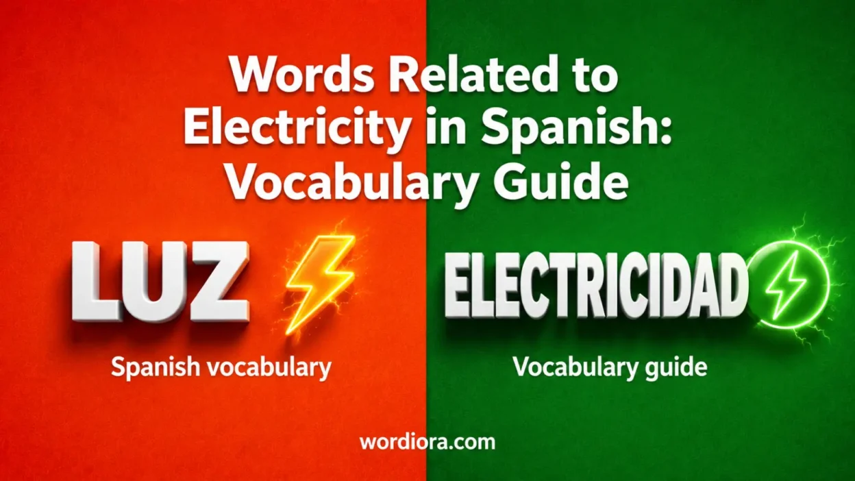 Words Related to Electricity in Spanish: Vocabulary Guide