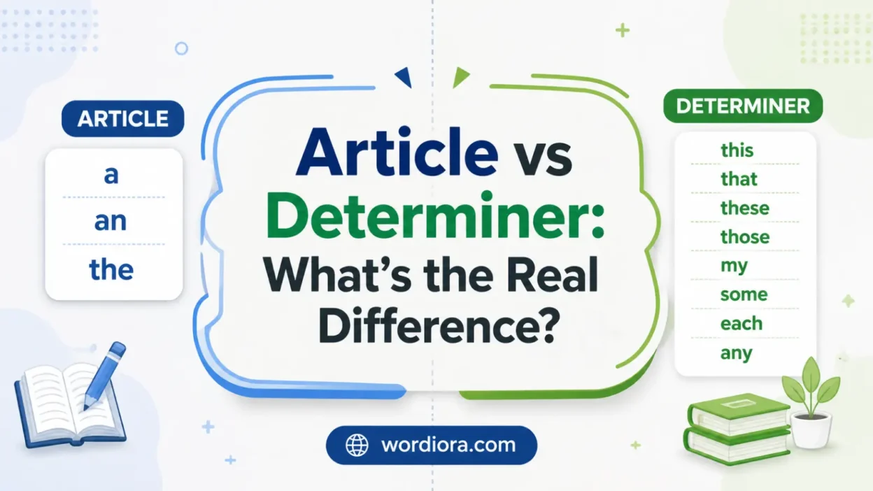 Article vs Determiner: What’s the Real Difference?