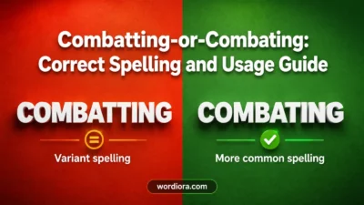 Combatting-or-Combating: Correct Spelling and Usage Guide