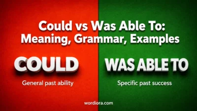 Could vs Was Able To: Meaning, Grammar, Examples