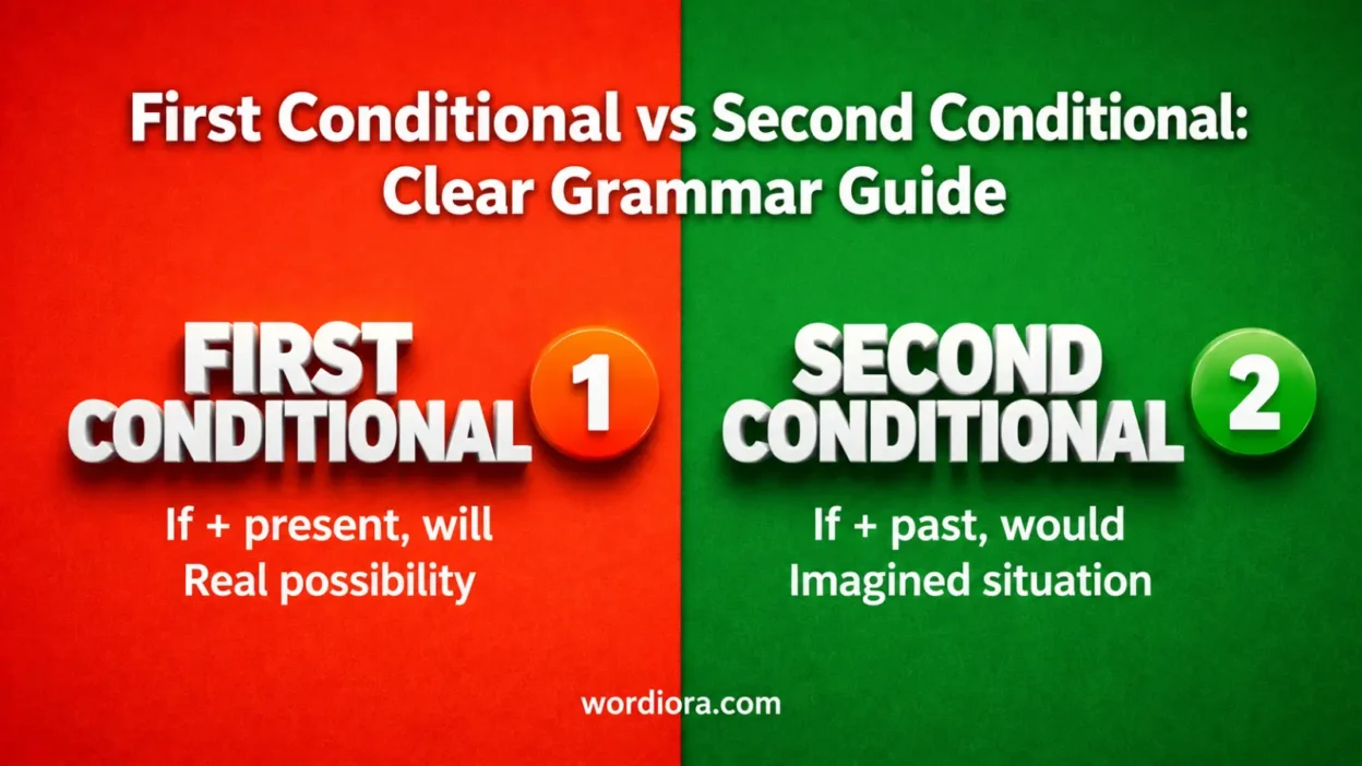 First Conditional vs Second Conditional: Clear Grammar Guide