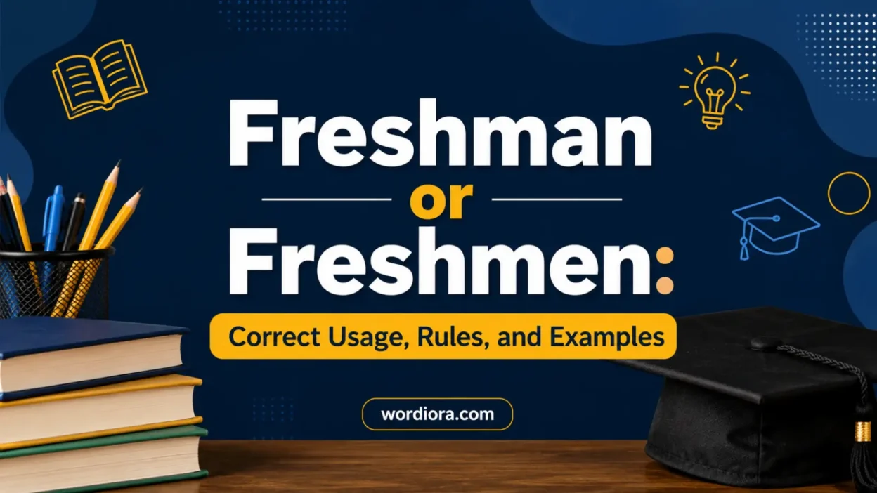 Freshman or Freshmen: Correct Usage, Rules, and Examples