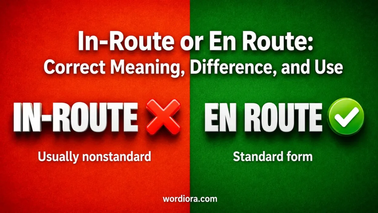 in-route-or-en-route: Correct Meaning, Difference, and Use