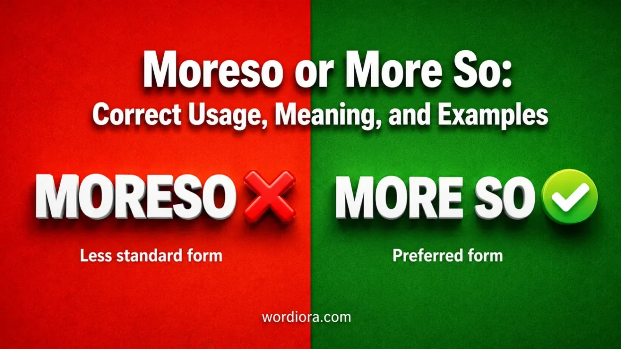 Moreso or More So: Correct Usage, Meaning, and Examples