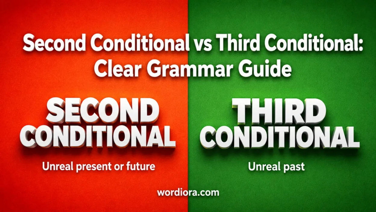 Second Conditional vs Third Conditional: Clear Grammar Guide