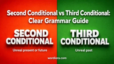Second Conditional vs Third Conditional: Clear Grammar Guide