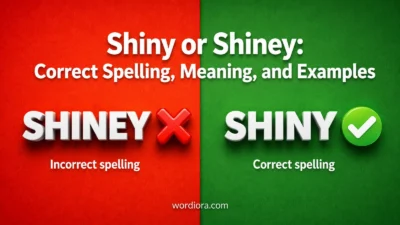 Shiny or Shiney: Correct Spelling, Meaning, and Examples