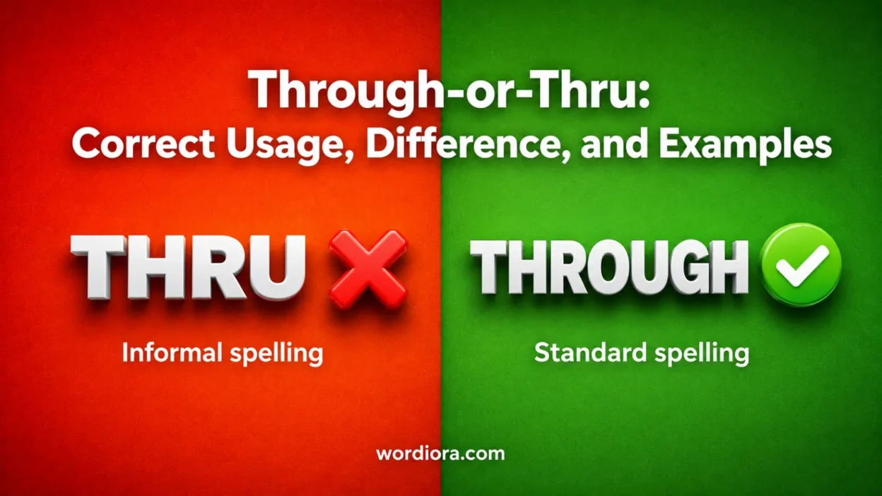 Through-or-Thru: Correct Usage, Difference, and Examples
