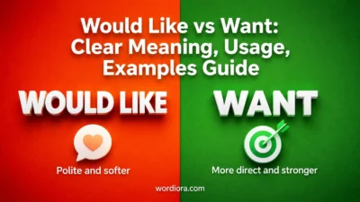 Would Like vs Want: Clear Meaning, Usage, Examples Guide