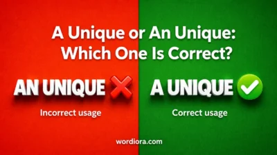 A Unique or An Unique: Which One Is Correct?