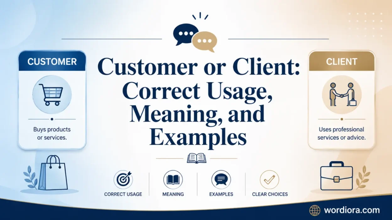 Customer or Client: Correct Usage, Meaning, and Examples