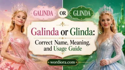 Galinda or Glinda: Correct Name, Meaning, and Usage Guide