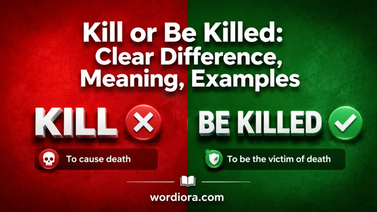 Kill or Be Killed: Clear Difference, Meaning, Examples