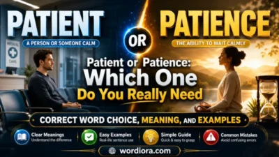 Patient or Patience: Which One Do You Really Need