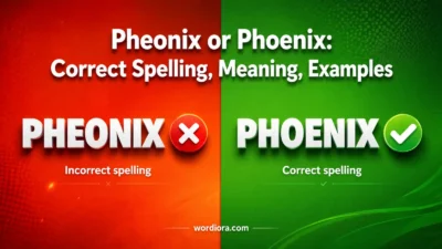 Pheonix or Phoenix: Correct Spelling, Meaning, Examples