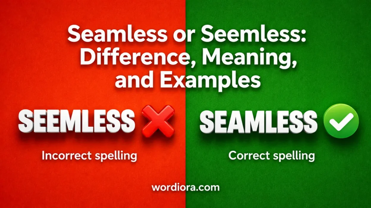 Seamless or Seemless: Difference, Meaning, and Examples