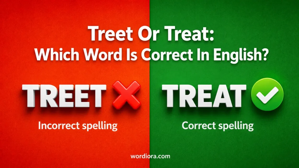 Treet Or Treat: Which Word Is Correct In English?