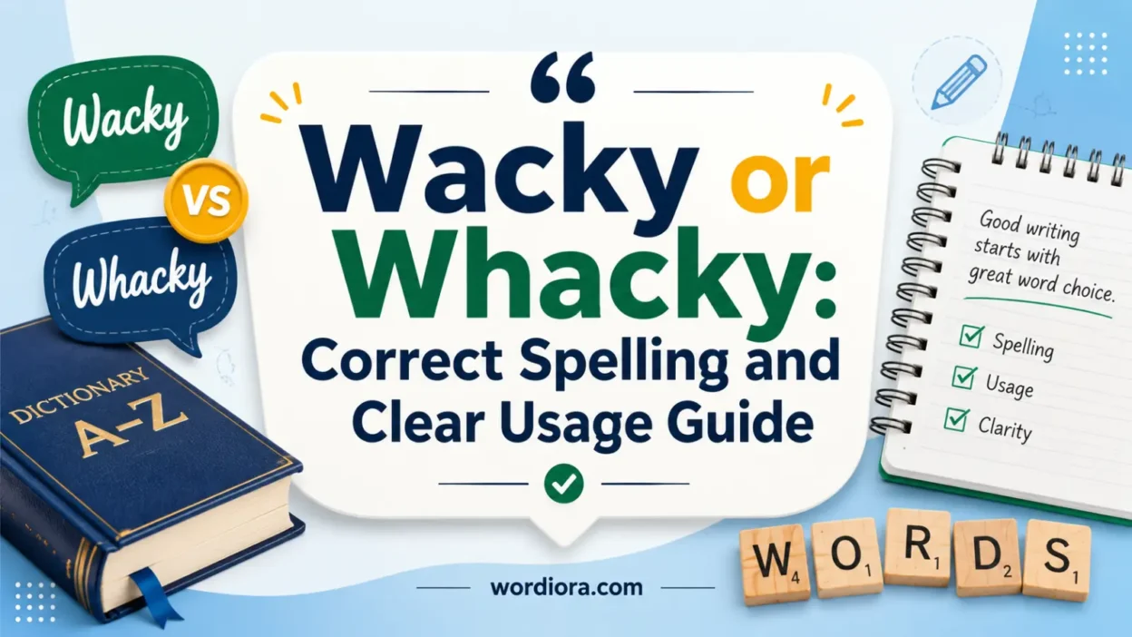 Wacky or Whacky: Correct Spelling and Clear Usage Guide