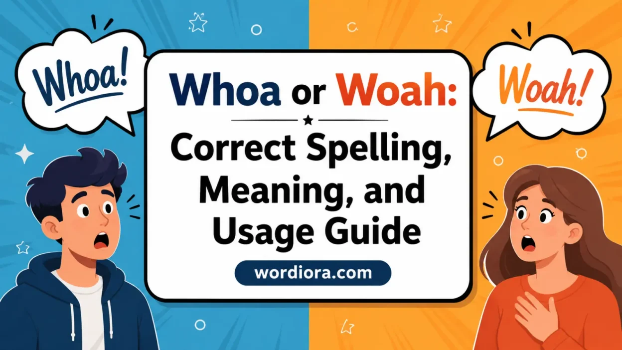 Whoa or Woah: Correct Spelling, Meaning, and Usage Guide