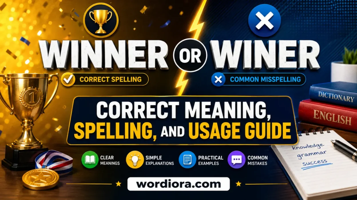 Winner or Winer: Correct Meaning, Spelling, and Usage Guide