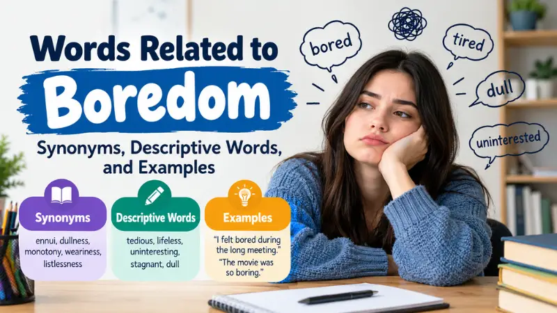 Words Related to Boredom